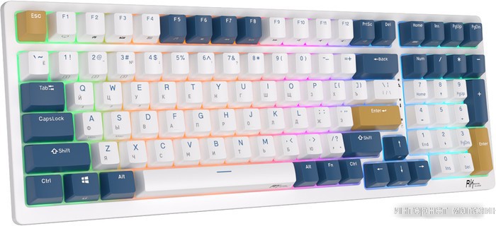 Беспроводная клавиатура Royal Kludge RK98 RGB Klein Blue (RK Red)