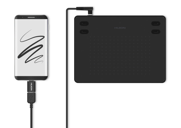 Графический планшет Huion Inspiroy RTE-100 (черный)