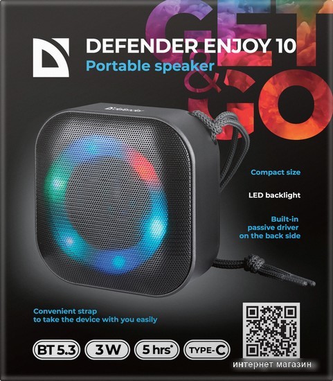 Беспроводная колонка Defender Enjoy 10