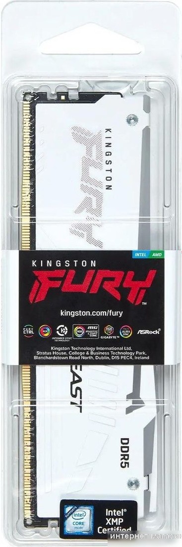 Оперативная память Kingston FURY Beast RGB 16ГБ DDR5 5200 МГц KF552C36BWEA-16