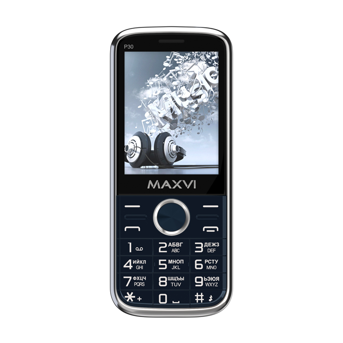 Кнопочный телефон Maxvi P30 (синий)
