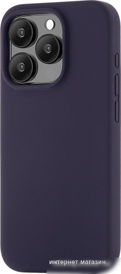 Чехол для телефона uBear Touch Mag для iPhone 15 Pro (темно-фиолетовый)