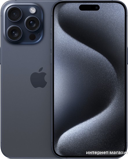 Смартфон Apple iPhone 15 Pro Max 1TB (синий титан)