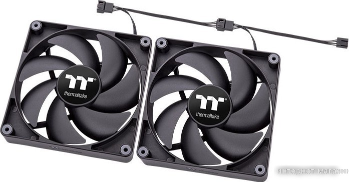 Вентилятор для корпуса Thermaltake CT120 2-Fan Pack CL-F147-PL12BL-A