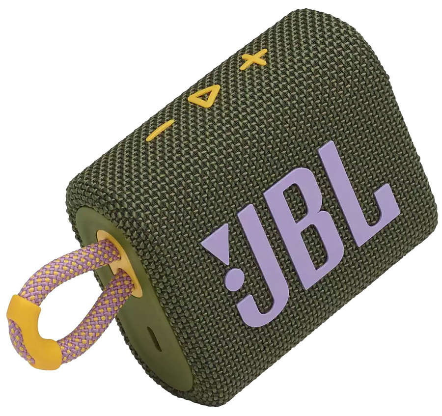 Беспроводная колонка JBL Go 3 (зеленый)