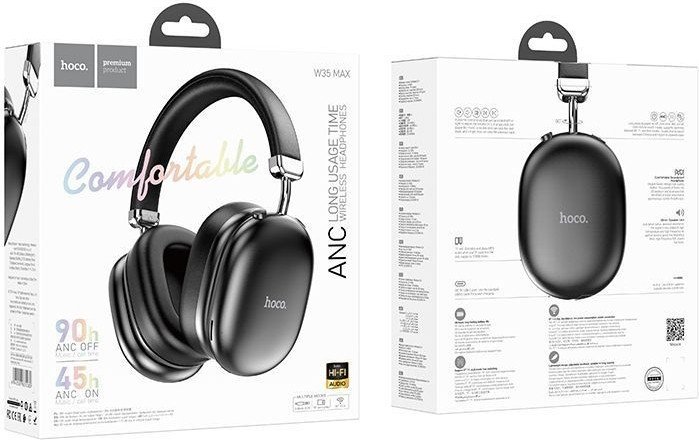 Наушники Hoco W35 Max ANC (черный)