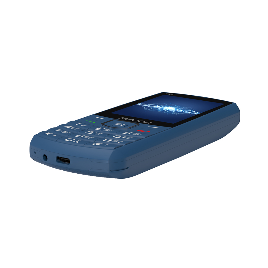 Телефон Maxvi P33 (синий)