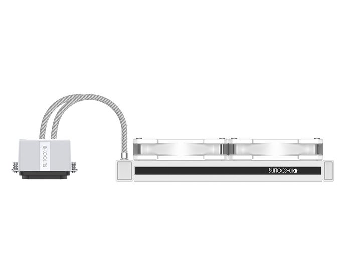 Кулер для процессора ID-Cooling DashFlow 240 Basic White