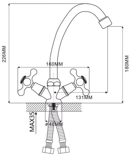 Смеситель Ekko E41020