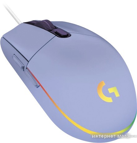 Игровая мышь Logitech G203 Lightsync (сиреневый)