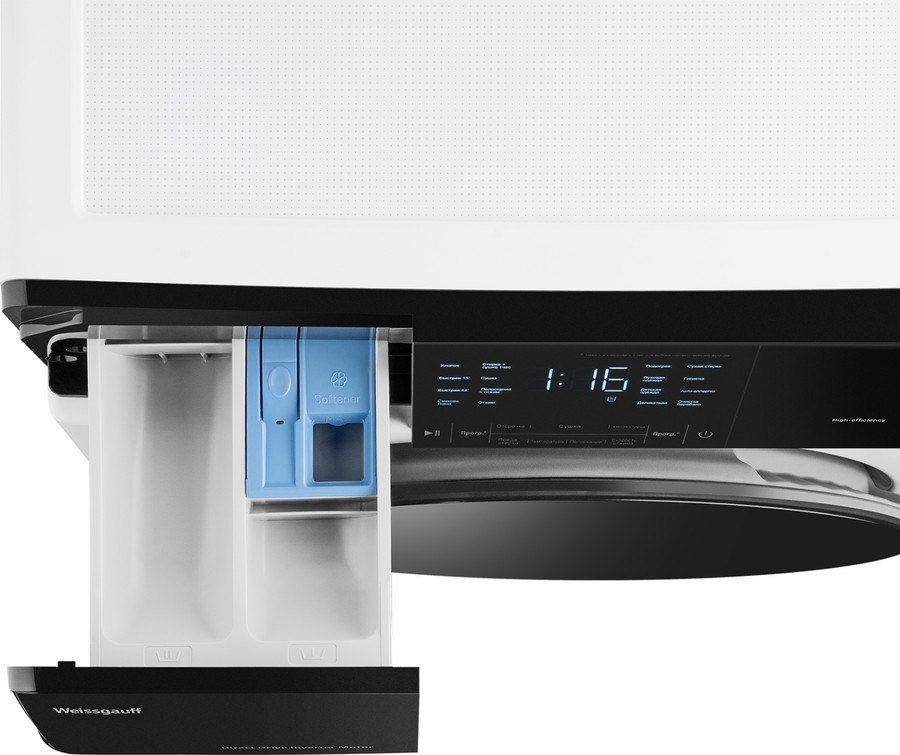 Стирально-сушильная машина Weissgauff WMD 61211 Direct Drive Inverter Premium