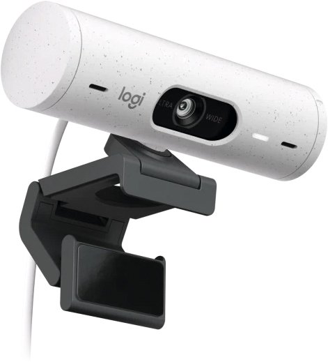 Веб-камера Logitech Brio 500 (белый)