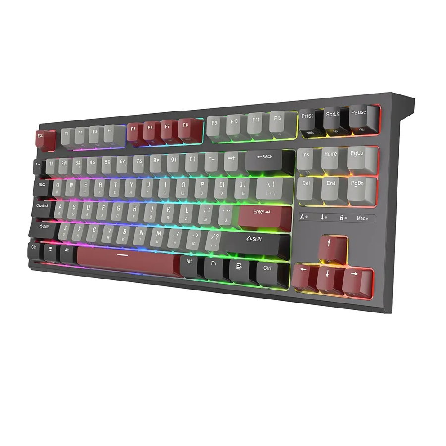 Проводная клавиатура Royal Kludge RK-R87 RGB (черный, RK Brown)
