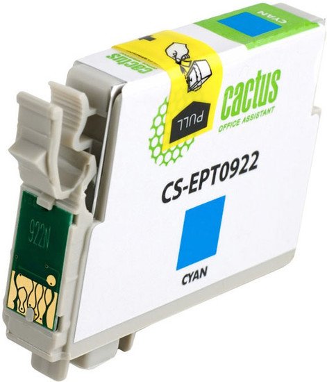 Картридж CACTUS CS-EPT0922 (аналог Epson EPT09224A10 (C13T10824A10))