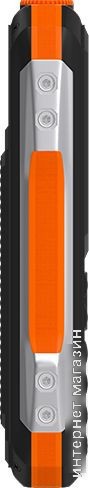 Кнопочный телефон Maxvi T100 (оранжевый)