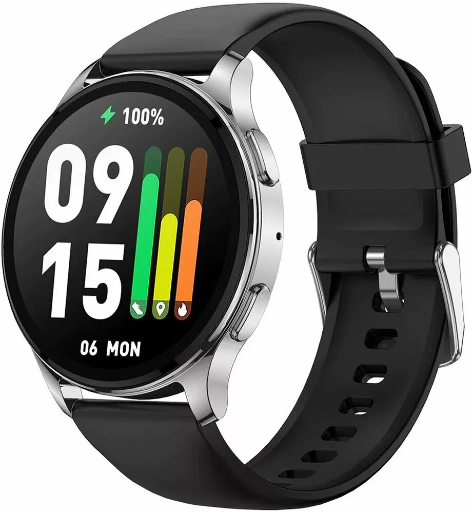 Умные часы Amazfit POP 3R (серебристый, с силиконовым ремешком)