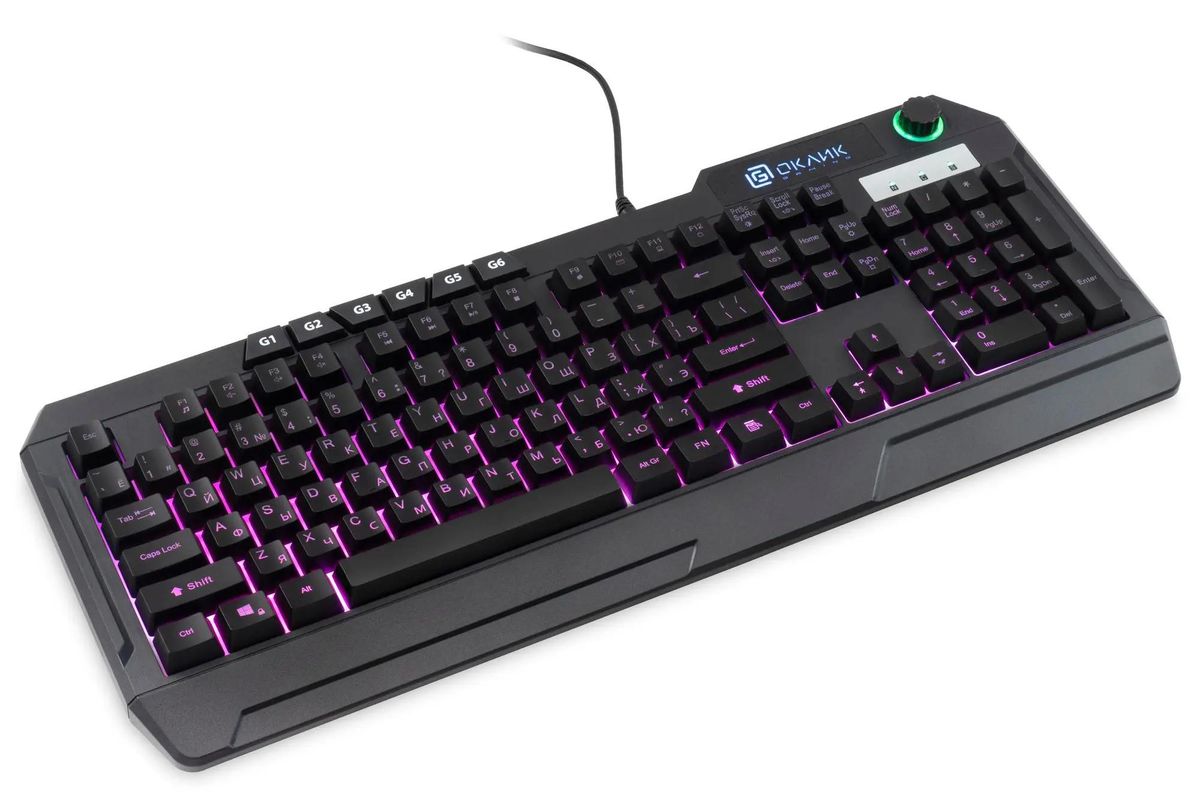 Клавиатура Oklick 715G (черный)