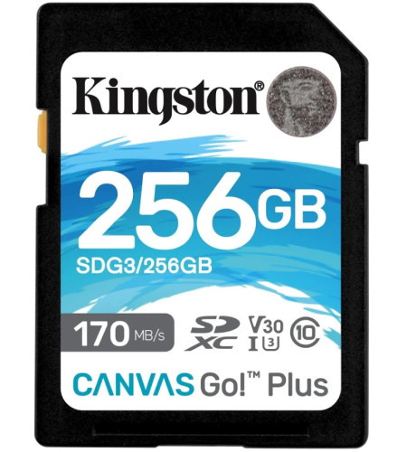 Карта памяти Kingston Canvas Go! Plus SDXC 256GB