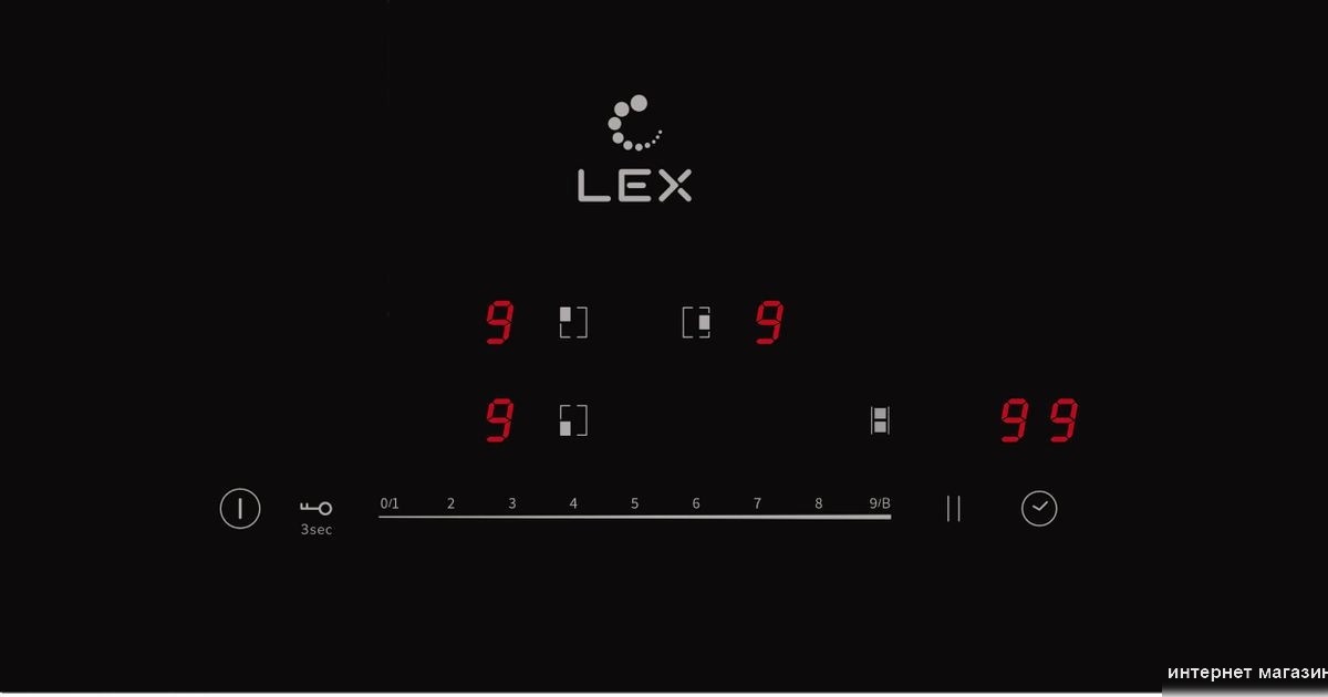 Варочная панель LEX EVI 631A BL