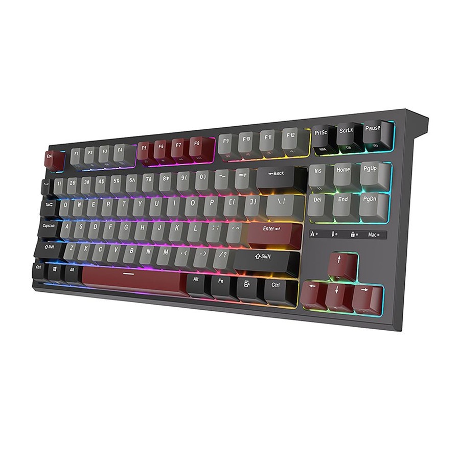 Проводная клавиатура Royal Kludge RK-R87 RGB (черный, RK Red)