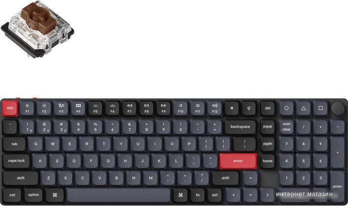 Клавиатура Keychron K17 Pro K17P-H1-RU (Gateron Low Profile Red)