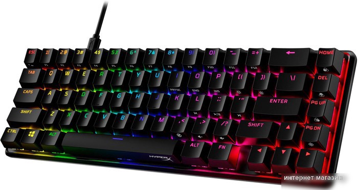Клавиатура HyperX Alloy Origins 65 (HyperX Red, нет кириллицы)