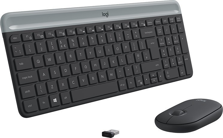 Клавиатура + мышь Logitech MK470 Slim Wireless Combo
