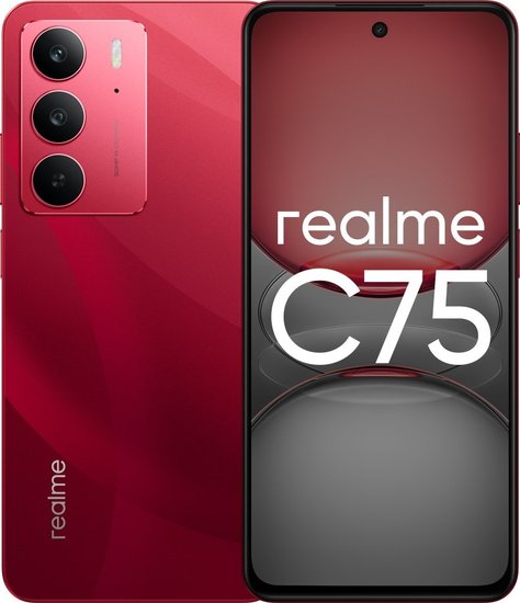 Телефон Realme C75 8GB/256GB (красный)