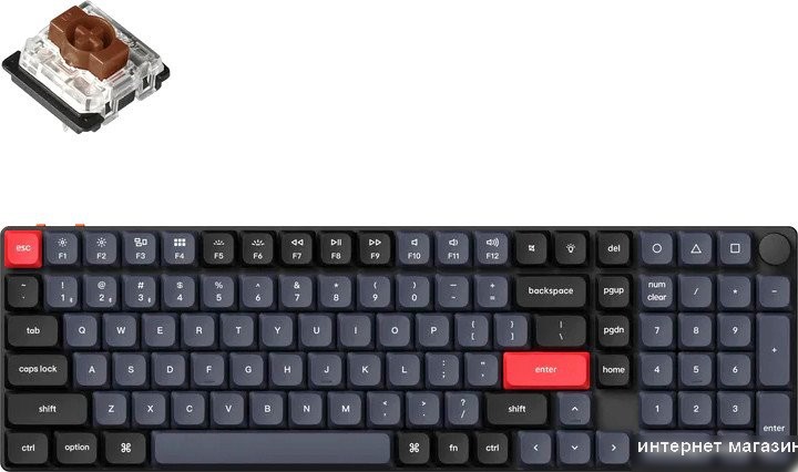 Клавиатура Keychron K17 Pro K17P-H3-RU (Gateron Low Profile Brown)