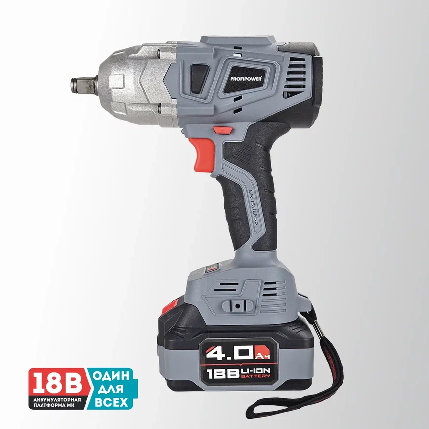 Гайковерт Profipower DWDTW-18V (с 1-им АКБ, кейс)