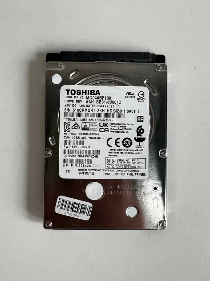 Жесткий диск Toshiba MQ04ABF100 1TB (уценка)