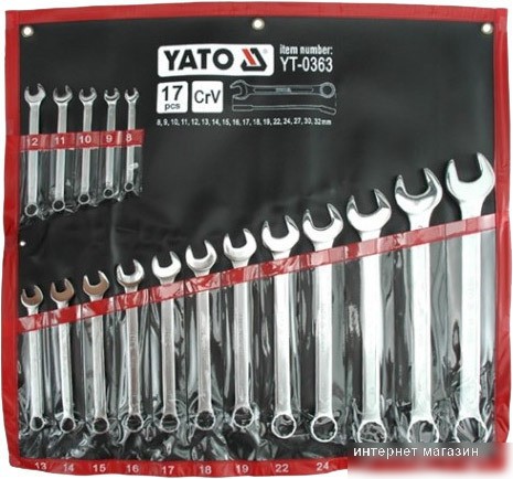 Yato YT-0363 17 предметов