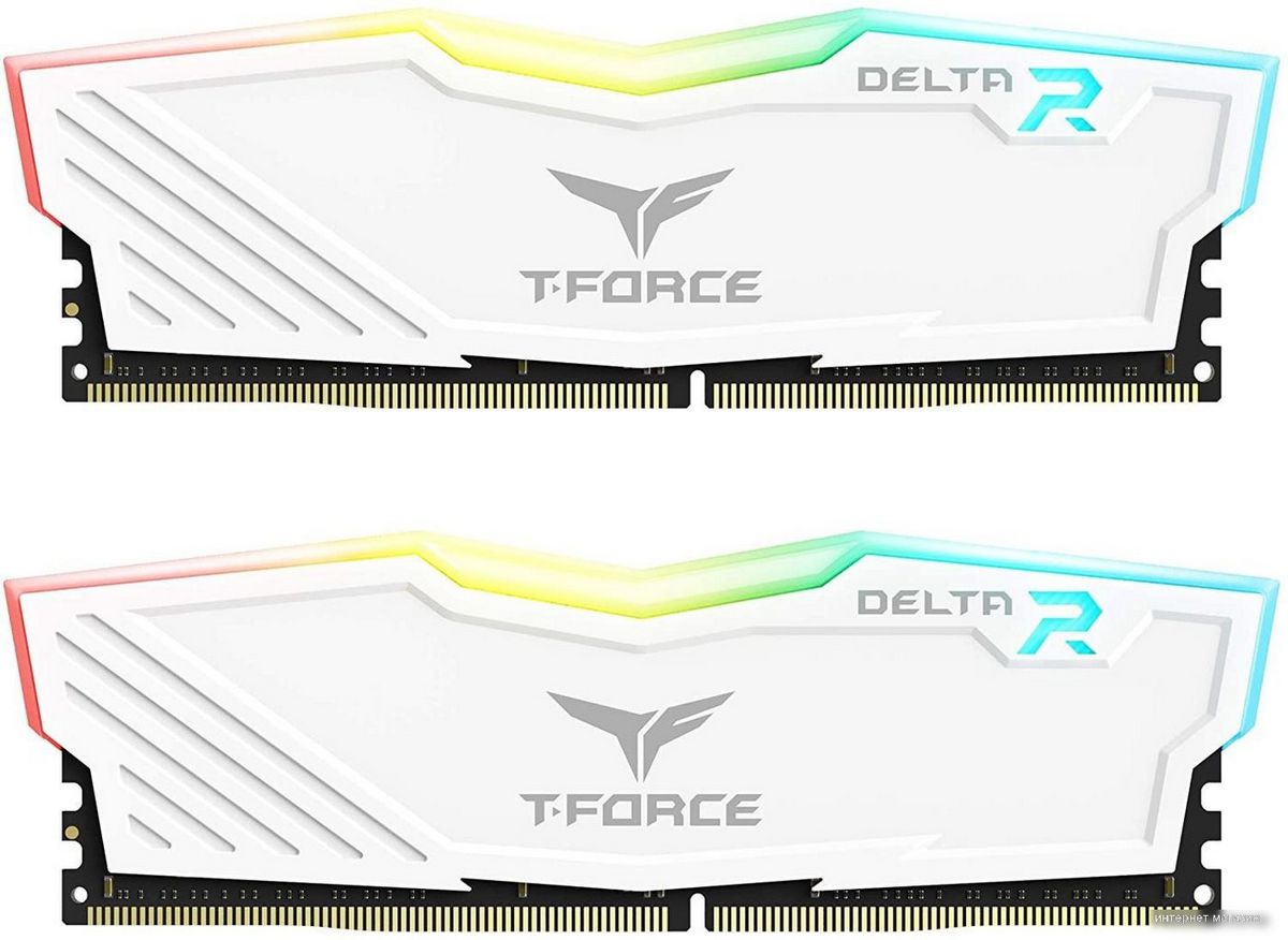 Оперативная память Team T-Force Delta RGB 2x8ГБ DDR4 3200 МГц TF4D416G3200HC16FDC01