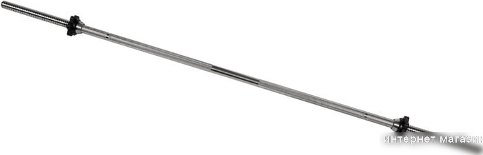 Гриф для штанги MB Barbell Прямой 1500 мм (с гайками)