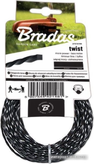 Леска для триммера Bradas Twist ZTS3015K (квадрат)