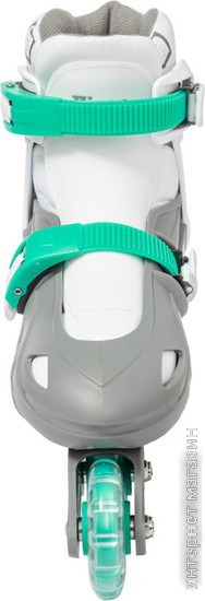 Роликовые коньки Ricos Kudo PW-128 M (р. 35-38, бирюзовый/серый)