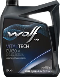 Моторное масло Wolf VitalTech V 0W-30 5л