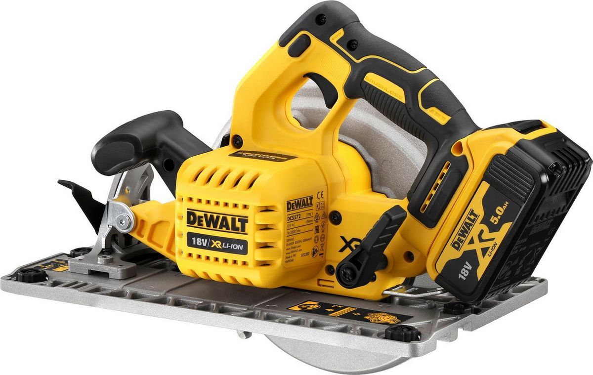 Дисковая (циркулярная) пила DeWalt DCS572NT (без АКБ, кейс)