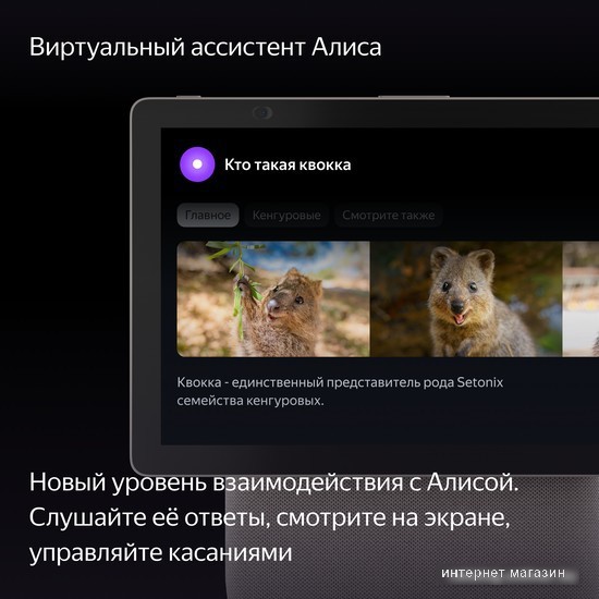 Колонка с умным дисплеем Яндекс Станция Дуо Макс (бежевый)