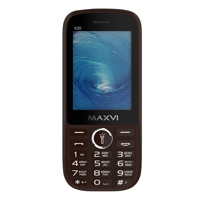 Мобильный телефон Maxvi K20 (коричневый)