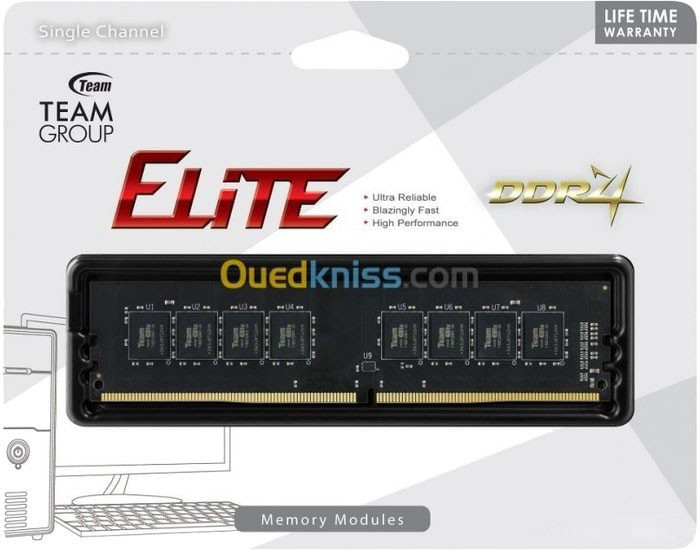 Оперативная память Team Elite 8GB DDR4 PC4-25600 TED48G3200C2201