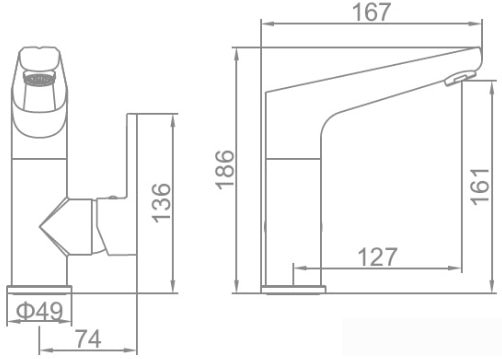 Смеситель Ledeme H64 L1066