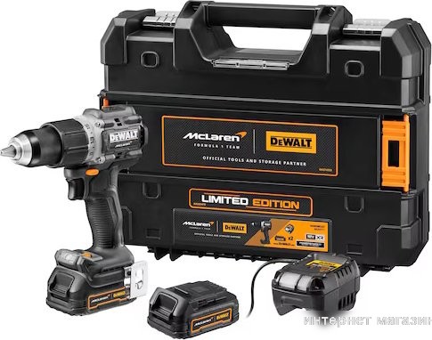 Ударная дрель-шуруповерт DeWalt DCD85ME2GT (с 2-мя АКБ 1.7 Ач, кейс)