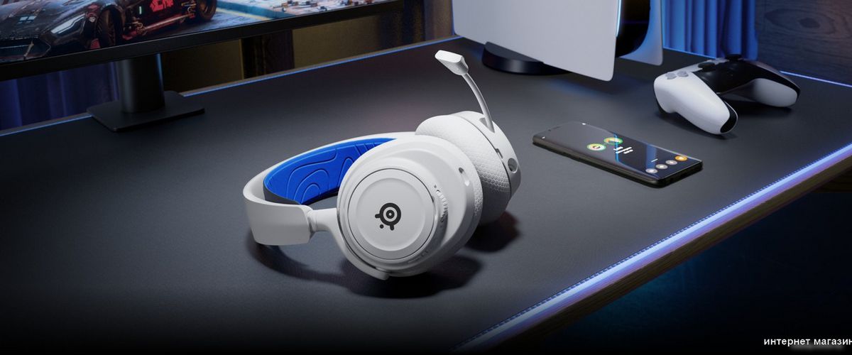Наушники SteelSeries Arctis Nova 7P Wireless (белый)