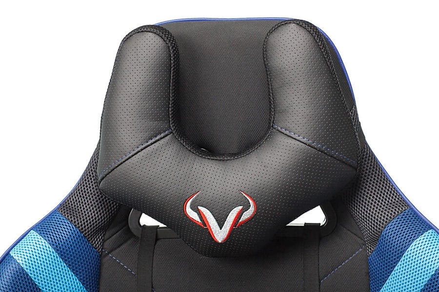 Кресло Бюрократ Viking 4 Aero Blue Edition (черный)