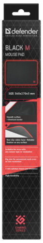 Коврик для мыши Defender Black M