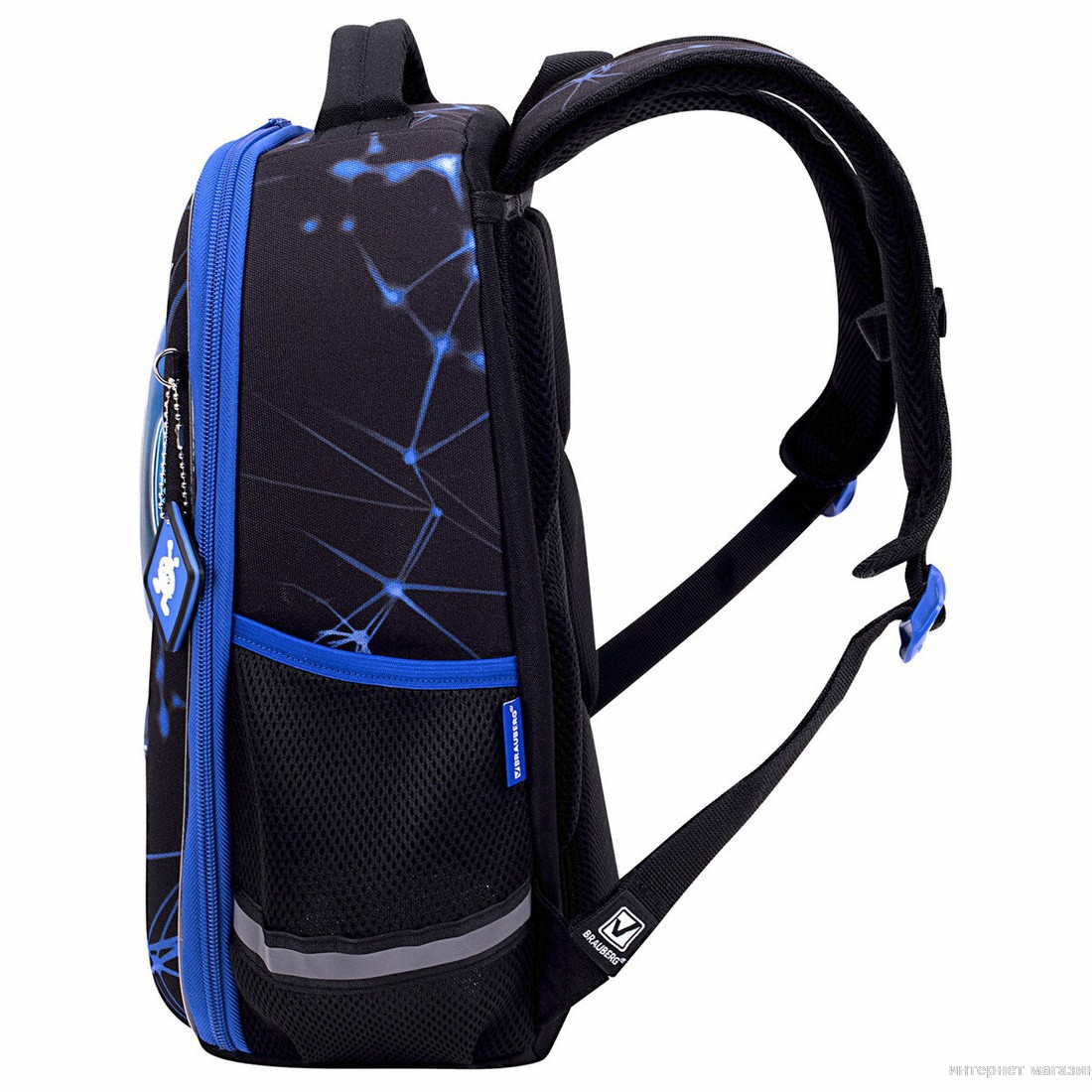 Школьный рюкзак BRAUBERG Light. Evil Robot 272028