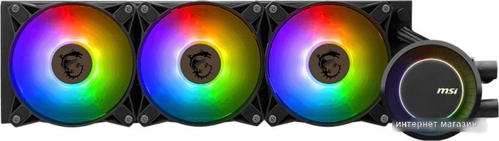 Жидкостное охлаждение для процессора MSI MAG CoreLiquid E360 (черный)