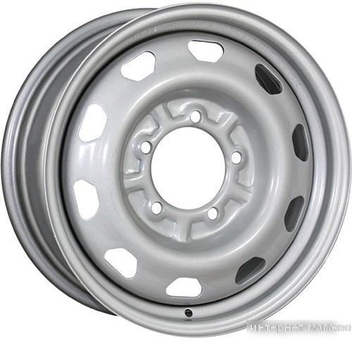 Штампованные диски TREBL LT2883D 16x6.5" 5x139.7мм DIA 108.6мм ET 40мм silver