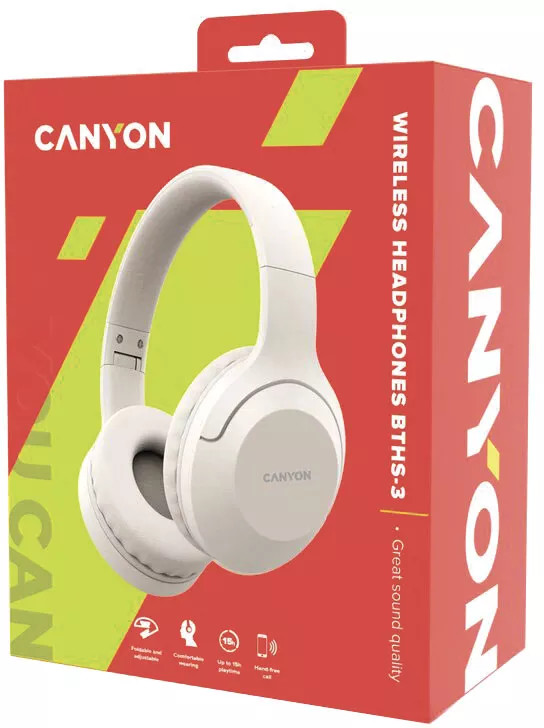 Наушники Canyon BTHS-3 (слоновая кость)